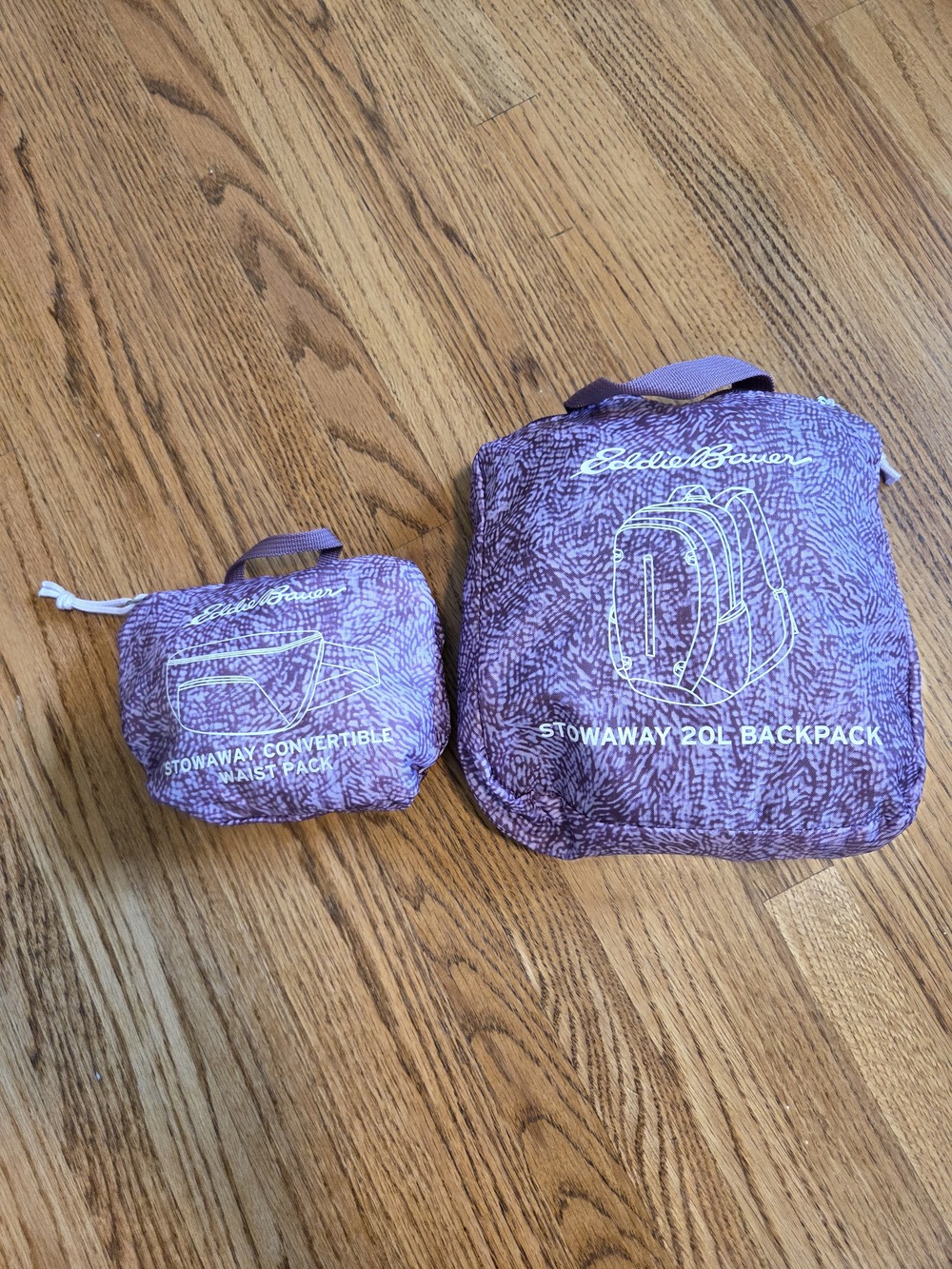 Foldable Backpack and hip pack